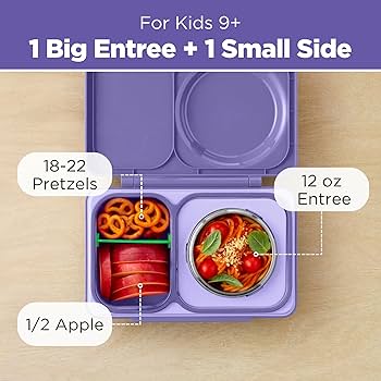 OMIE 子ども用弁当箱 パープル Amazon | Omie OmieBox UP 子供用お弁当箱 | 断熱ランチボックス