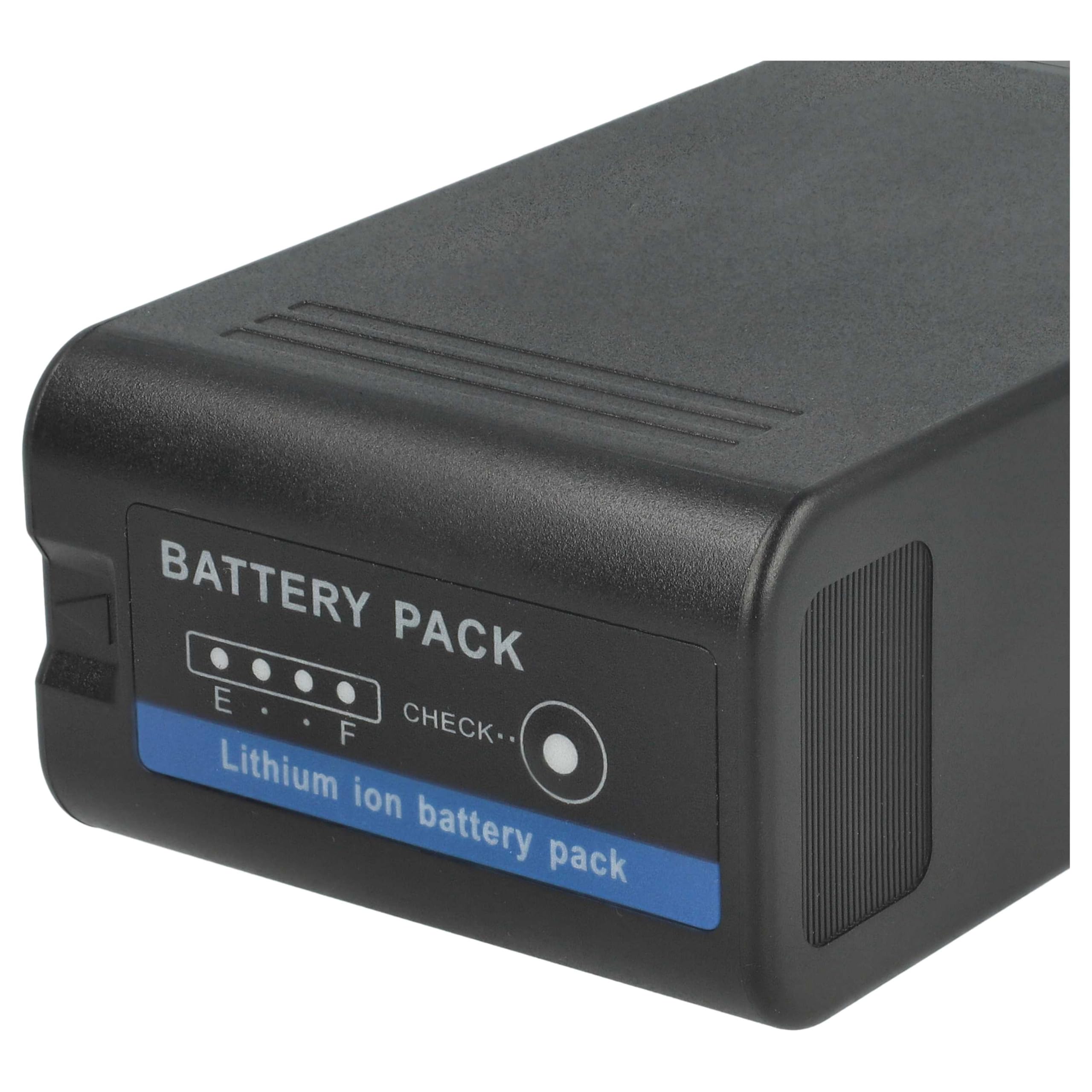 vhbw Batería reemplaza Sony BP-U90, BP-U60, BP-U30, BP-U95 para cámara de vídeo (7800 mAh, 14,8 V, Li-Ion) con Chip