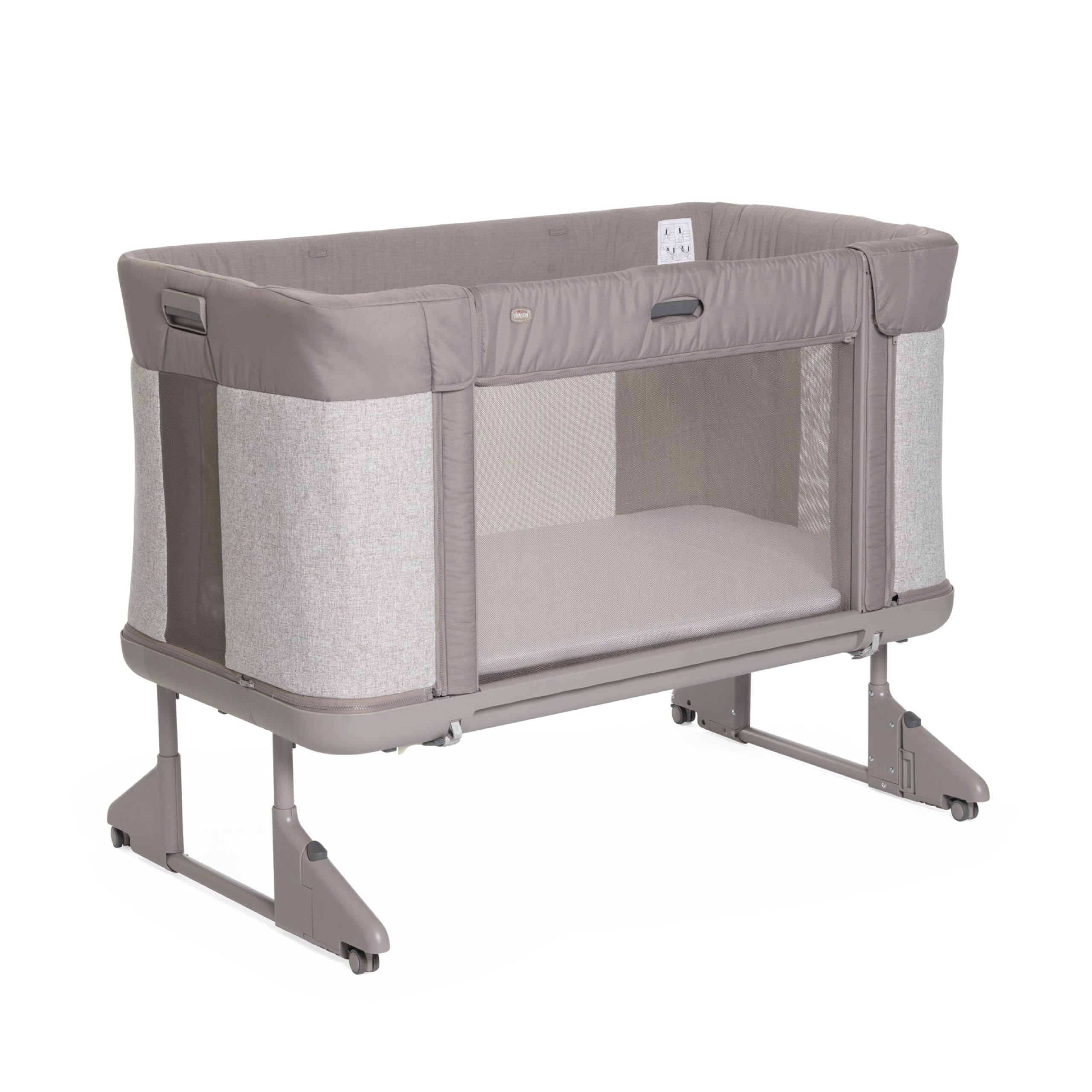Chicco Next2Me Forever, Lit Bébé 3en1 jusqu'à 4 Ans (22 kg), Berceau avec Hauteur Réglable et Matelas Inclus