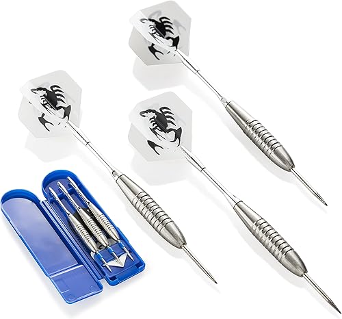 Unicornio, juego de 600 dardos de acero recreativo con puntas, barriles, ejes, vuelos y protectores de vuelo