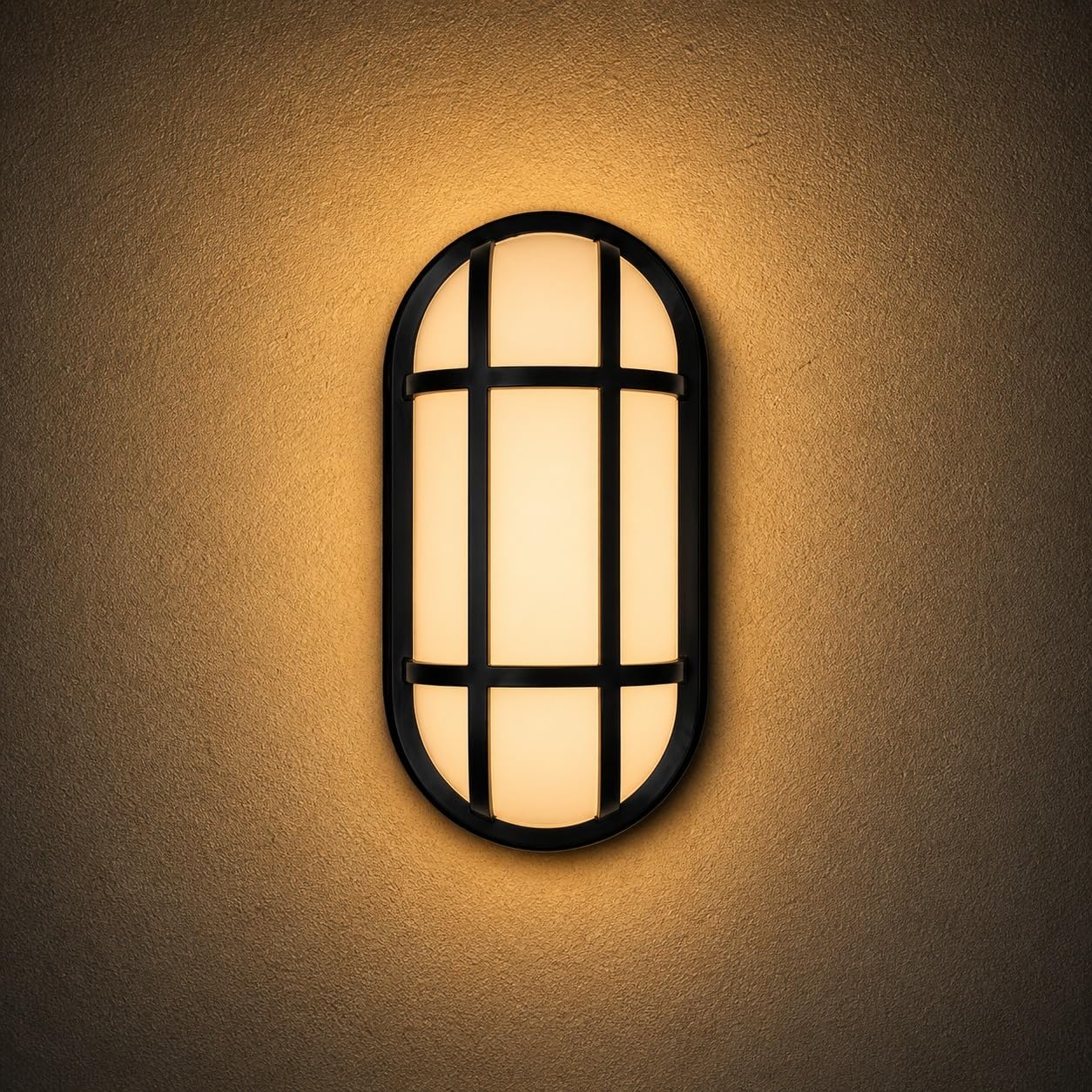 NW 20W Bulkhead Oval Wall Lamp | Wall Lights | Wall Decor | Fancy Lights for Wall | Home Decor Items for Living Room | Antique Home Decor | Light Color- White (Pack of 1)-image-11