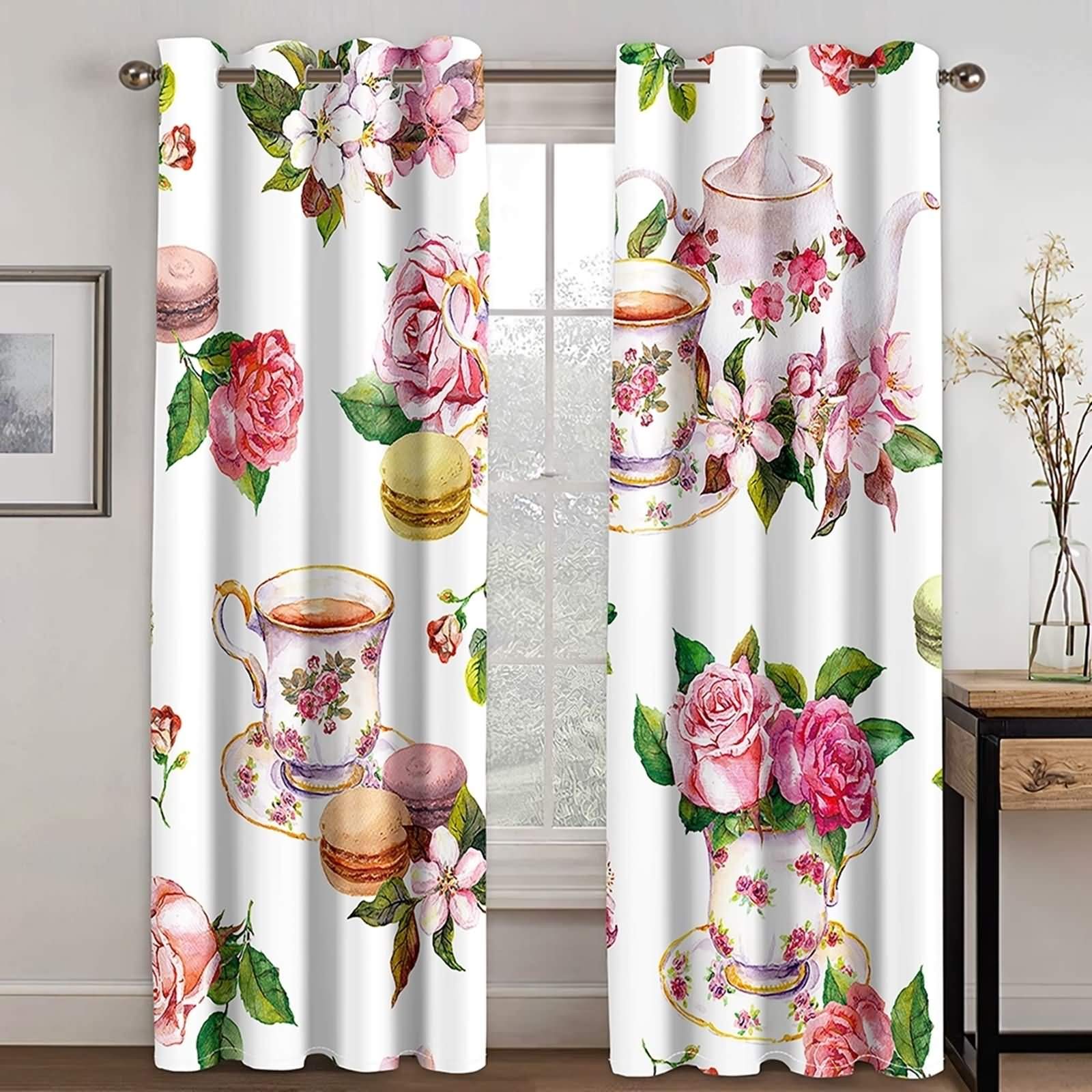 Rideaux occultants macaron KnSam 107x244cm pour une chambre moderne