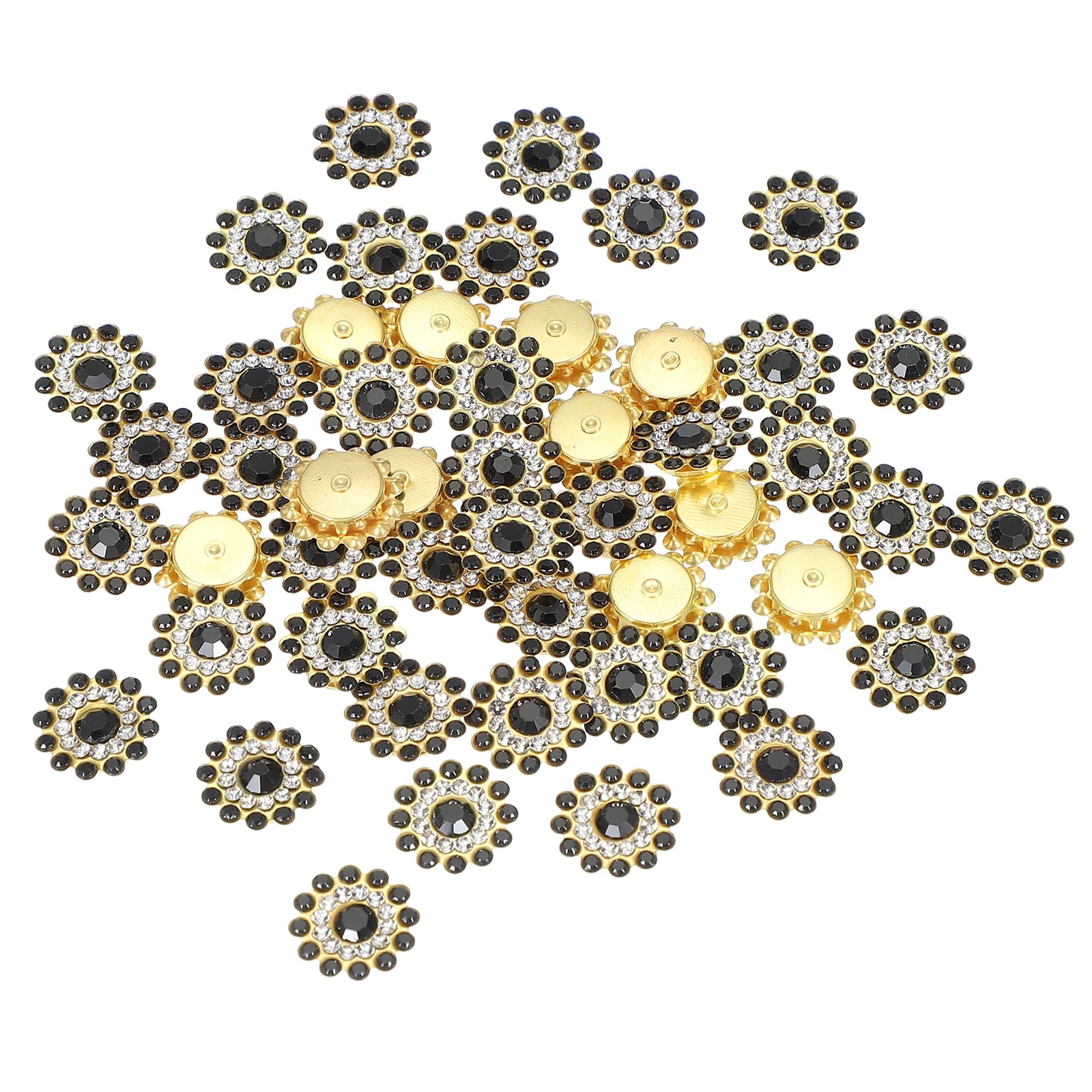 PATIKIL 100 Pcs Sew on Rhinestones Crystals 14mm