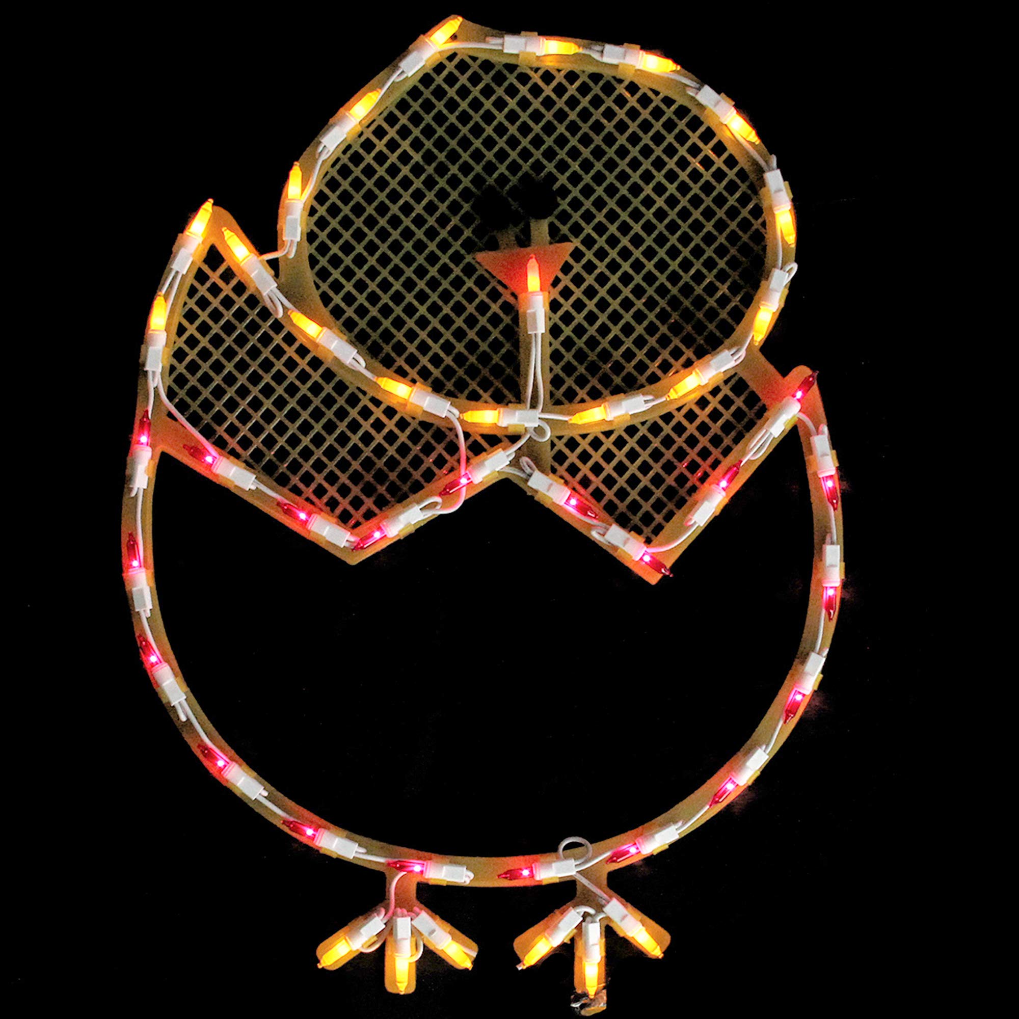 Northlight Lighted Hatching Baby Chick in Egg Easter Window Silhouette Decoration, 17