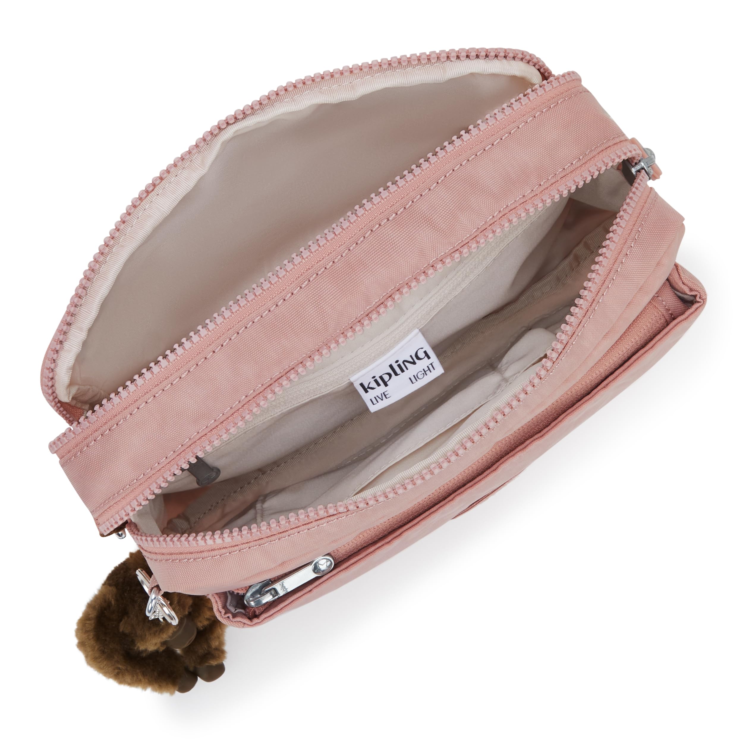 Kipling bolso bandolera Basic Abanu Crossbody Bag Memory Pink rosa viejo