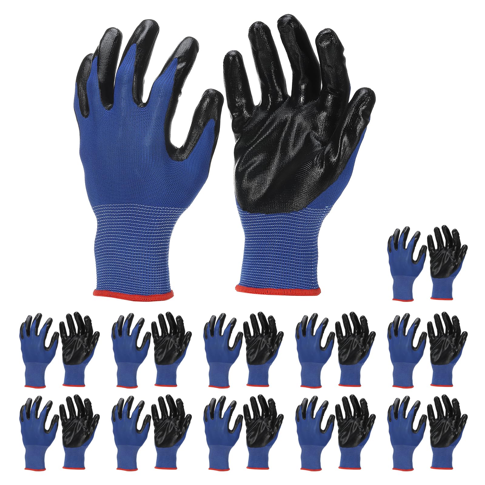 PATIKIL Safety Work Gloves Nitrile Coated