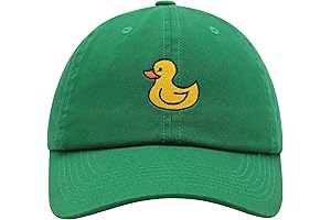 Cute Ducky Hat Premium Dad Hat Embroidered Baseball Cap With Rubberduck Toy