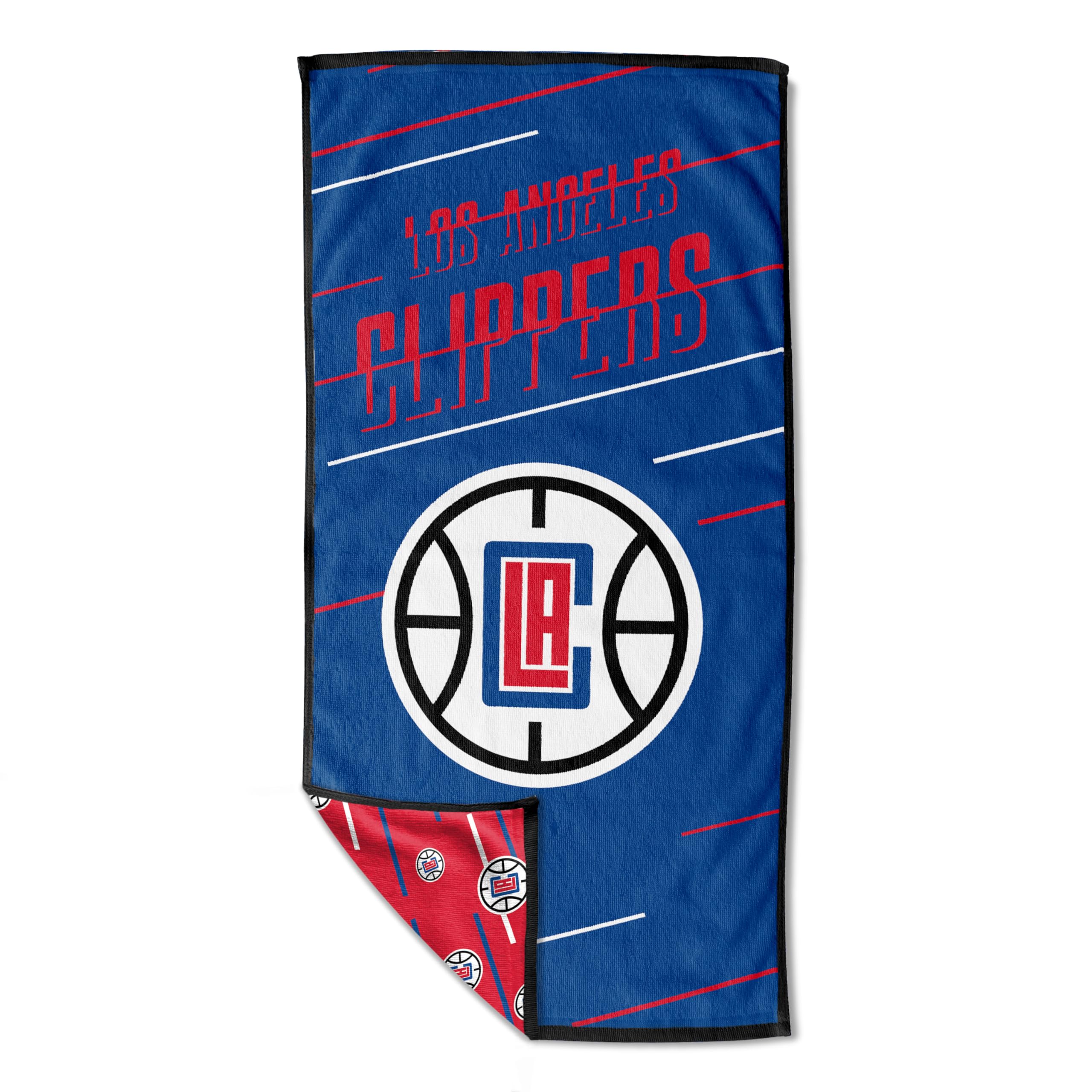NORTHWEST NBA Splitter Beach Towel & Mesh Bag Set, Los Angeles Clippers