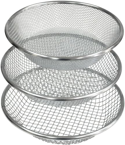 Vista 14 de Tamiz de compost de tierra de arena para jardinería, perfecto para cubos de 5 galones (1, 1/8 pulgadas)