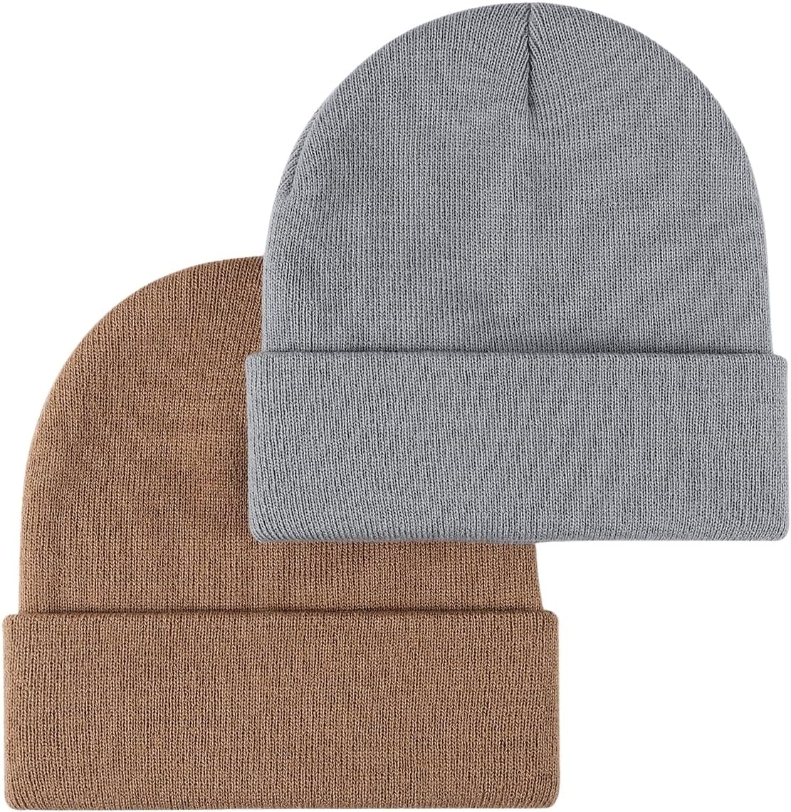 Beanie for Men Women Warm Winter Hat Windproof Thick Knitted Cuffed Unisex Skull Cap - Image 8