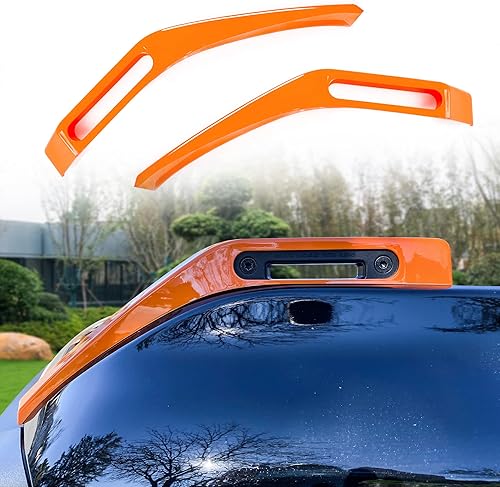 Miniatura 9 de BESTAOO Cubierta de vista de sendero, accesorios exteriores para Ford Bronco Accesorios 2021 2022 2023 2024 2 2 puertas y 4 puertas, 2 piezas (negro)