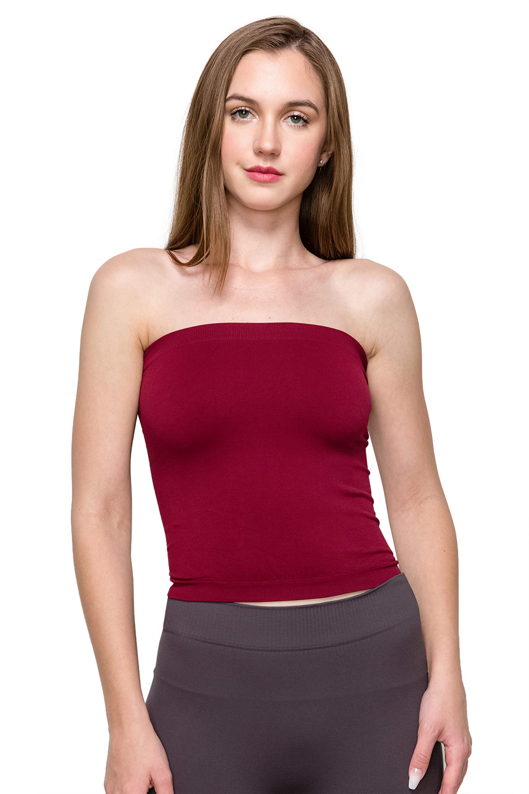 Kurve Medium Length Bandeau Bra Top - UV Protective Fabric UPF 50+ (Made with Love in The USA)