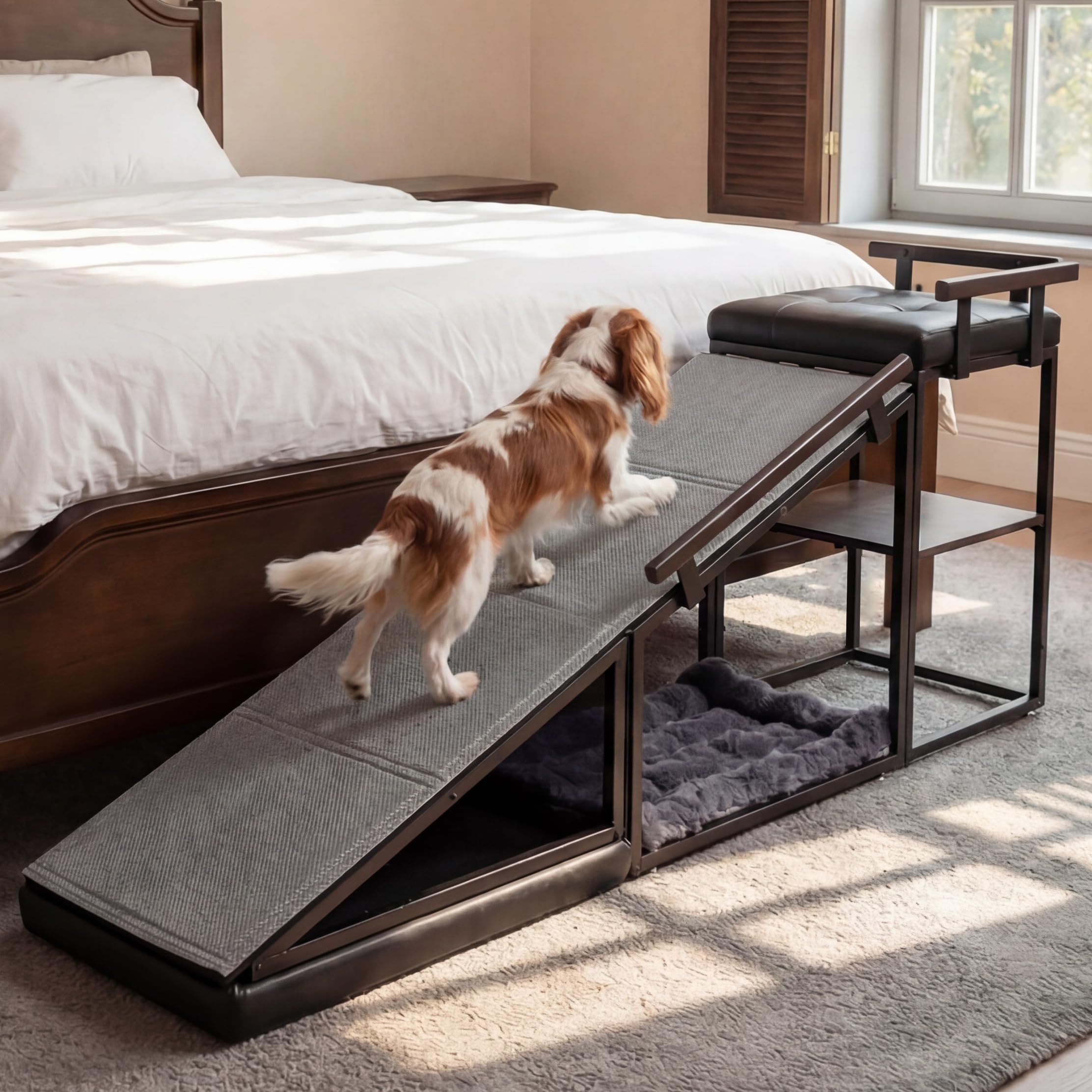 Photo 1 of ****FACTORY SEALED OPENED FOR INSPECTION****
womiapet 3-in-1 Dog Ramp & Ottoman