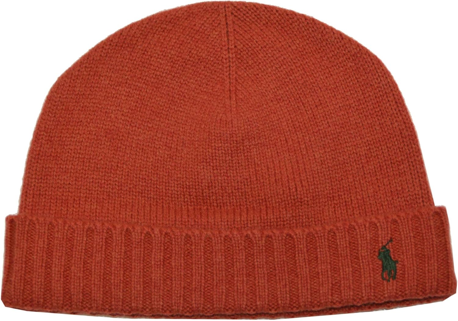 Polo Ralph Lauren Men's Lightweight Cashmere Blend Hat (One size, Dark Orange)