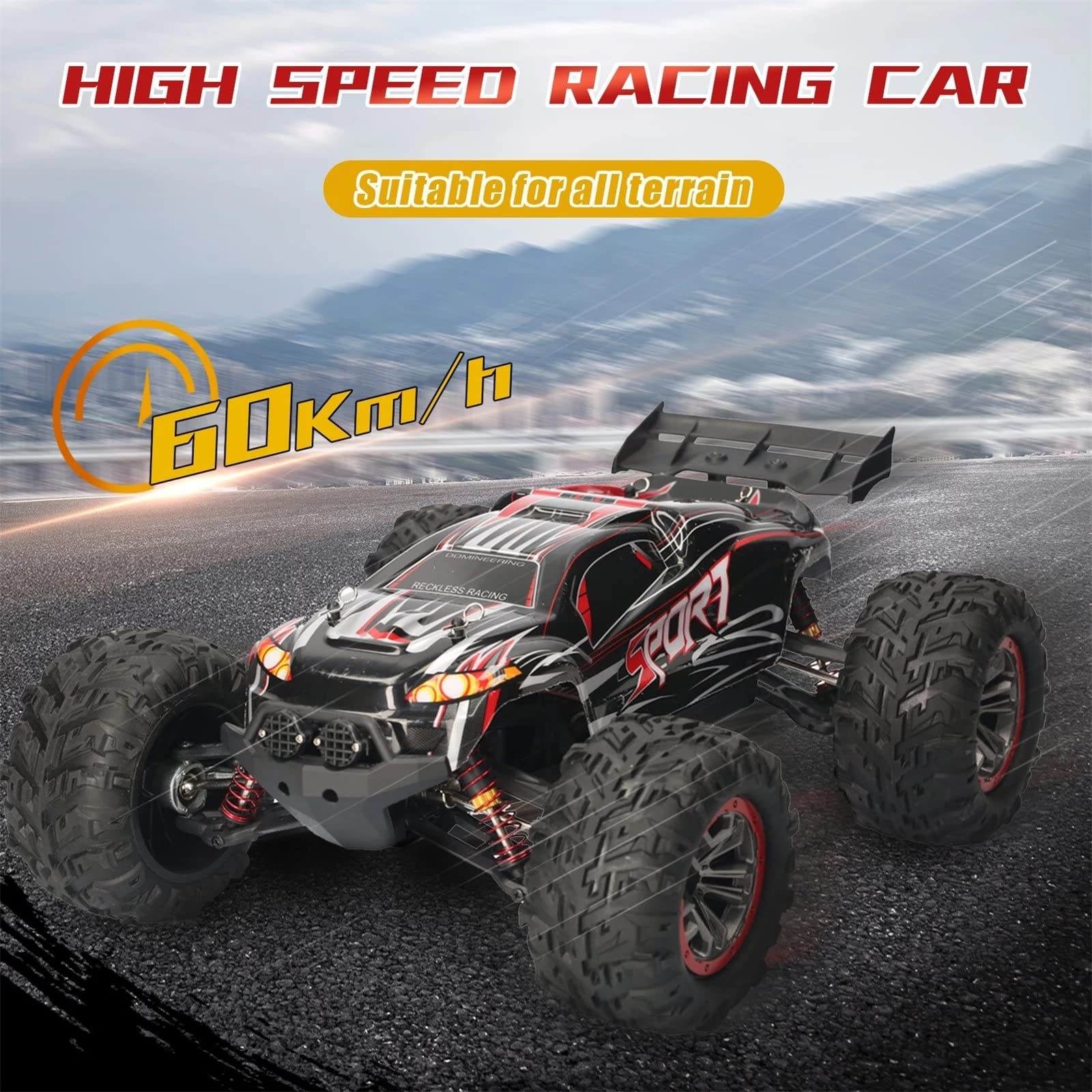 Amazon.co.jp: ラジコンカー 2.4GHz4WD RCカークローラー高速1/10