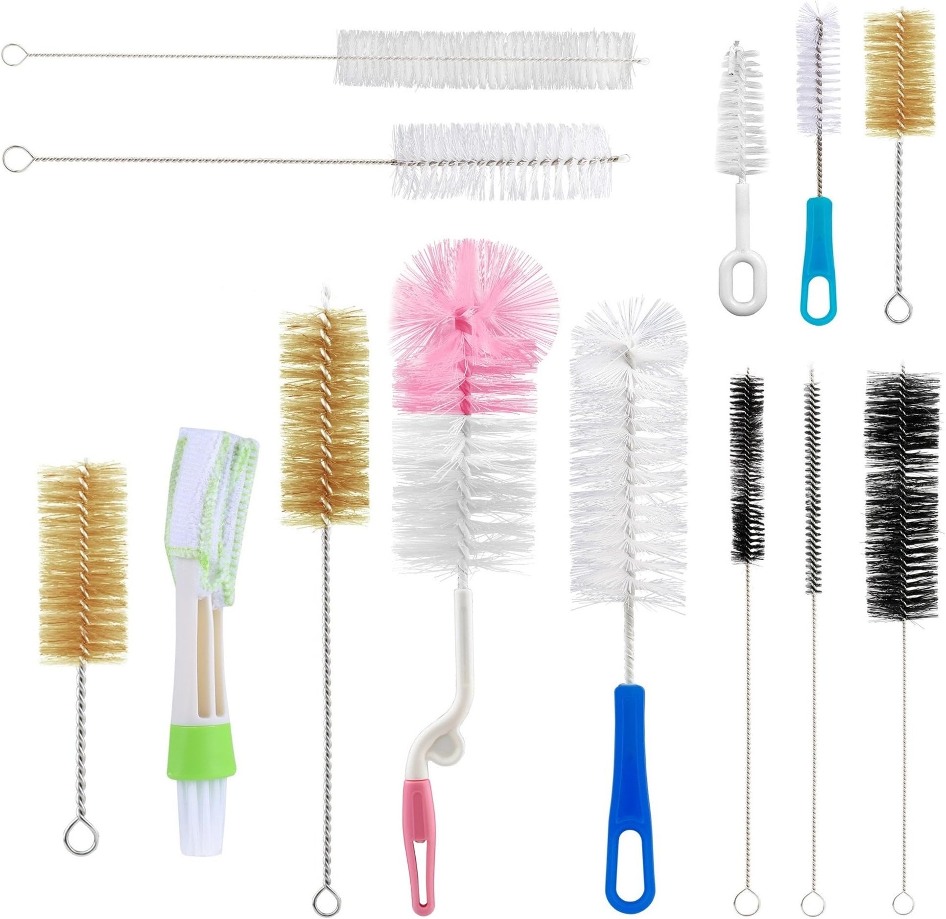 DIY Crafts 13 - Pcs Food Grade Multipurpose Cleaning Brush Set, for DIY Crafts Works