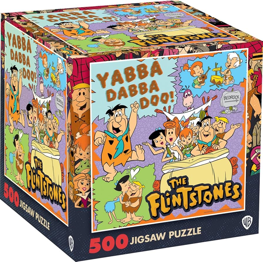 フリンストーンズ Hanna-Barbera Flintstones 500pc Puzzle, Jigsaw Puzzles