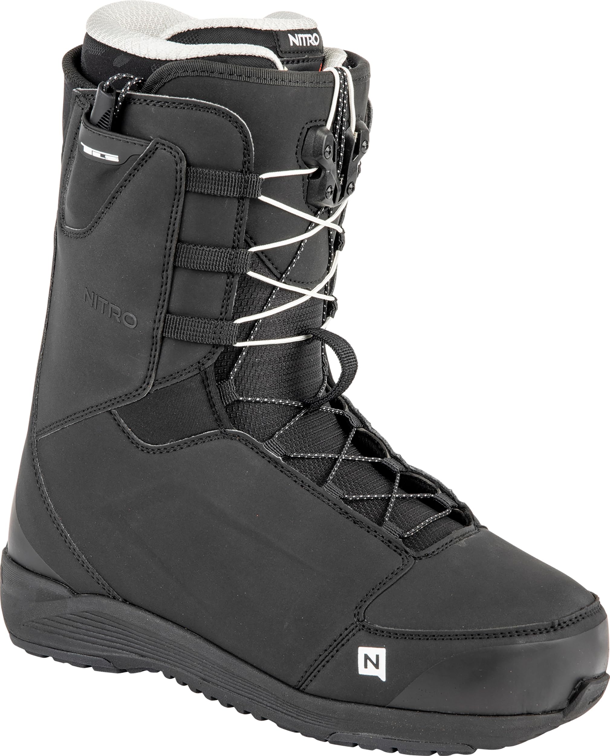 ATOMIC Anthem TLS all Mountain Freeride Freestyle-Sistema di Allacciatura Rapida per Barca e Snowboard, Uomo, Nero, MP 28.0 // EU 42 2/3 // US 10