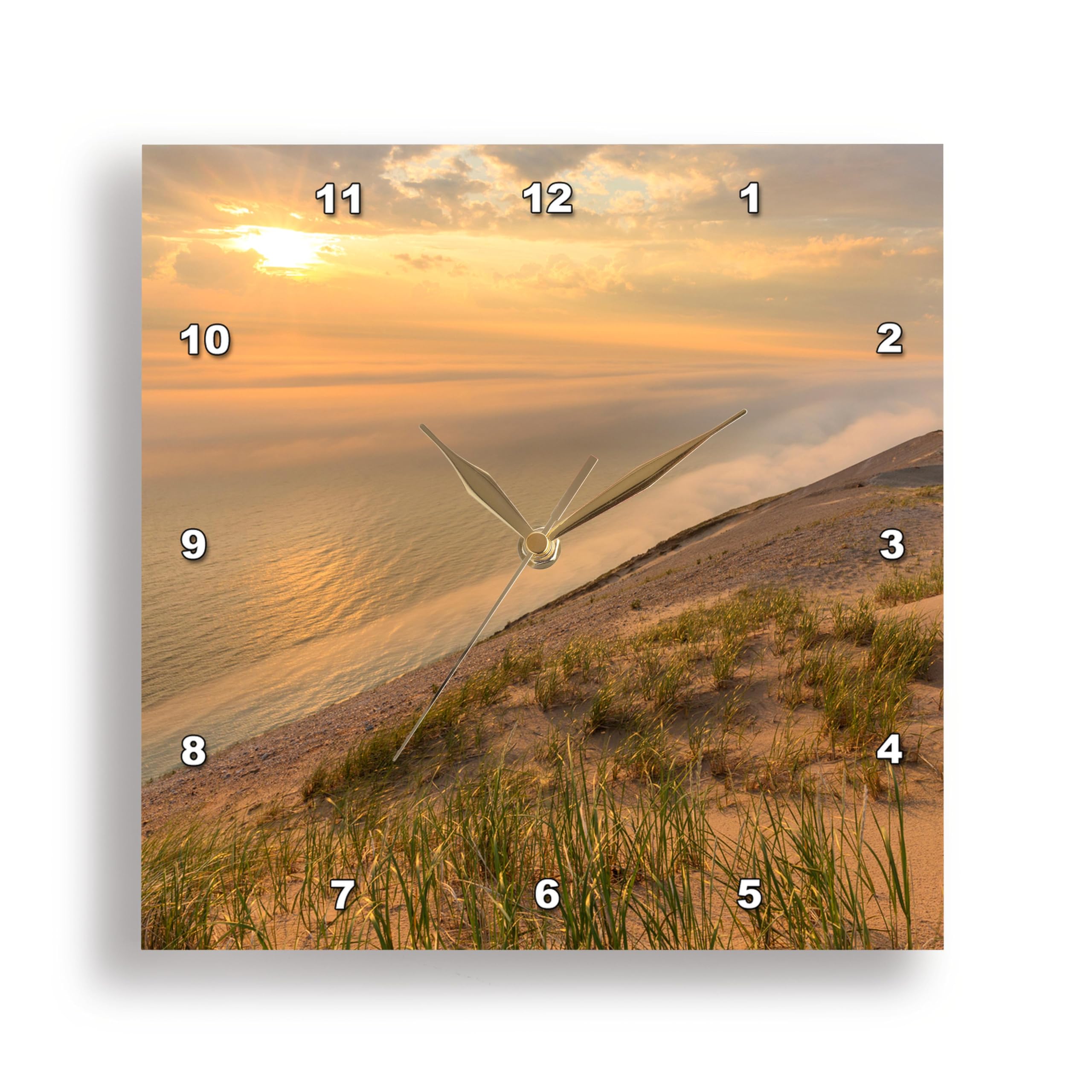Horloge 3dRose idole cadeau souvenir USA Lac Michigan pendule déco originale