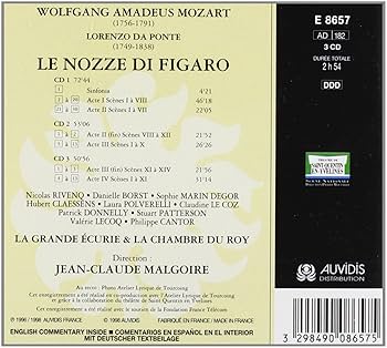 Amazon.co.jp: Mozart: Cosi fan tutte: ミュージック