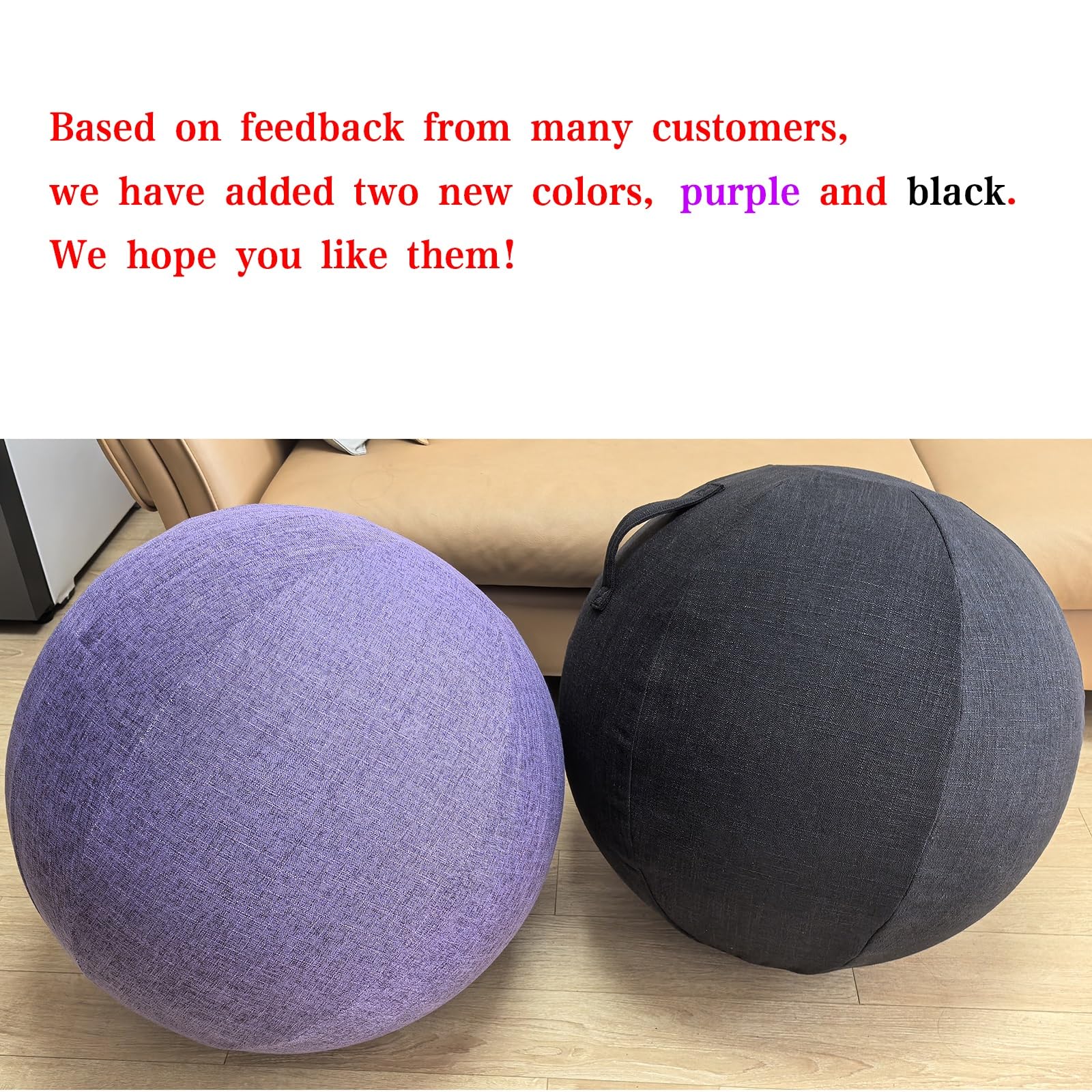 9 Couleurs Swiss Ball Ballon Gym Grossesse Couverture 55/65/75 cm Protection Contre La PoussièRe ProtéGer Les D'Enveloppe pour La Maison Et Le Bureau Ballon d'exercice