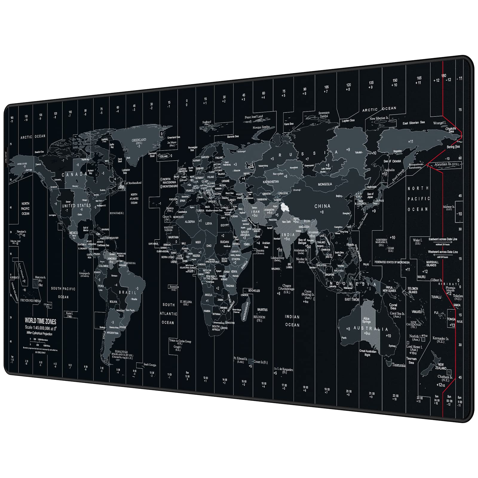 JIALONG World Map Mouse Pad