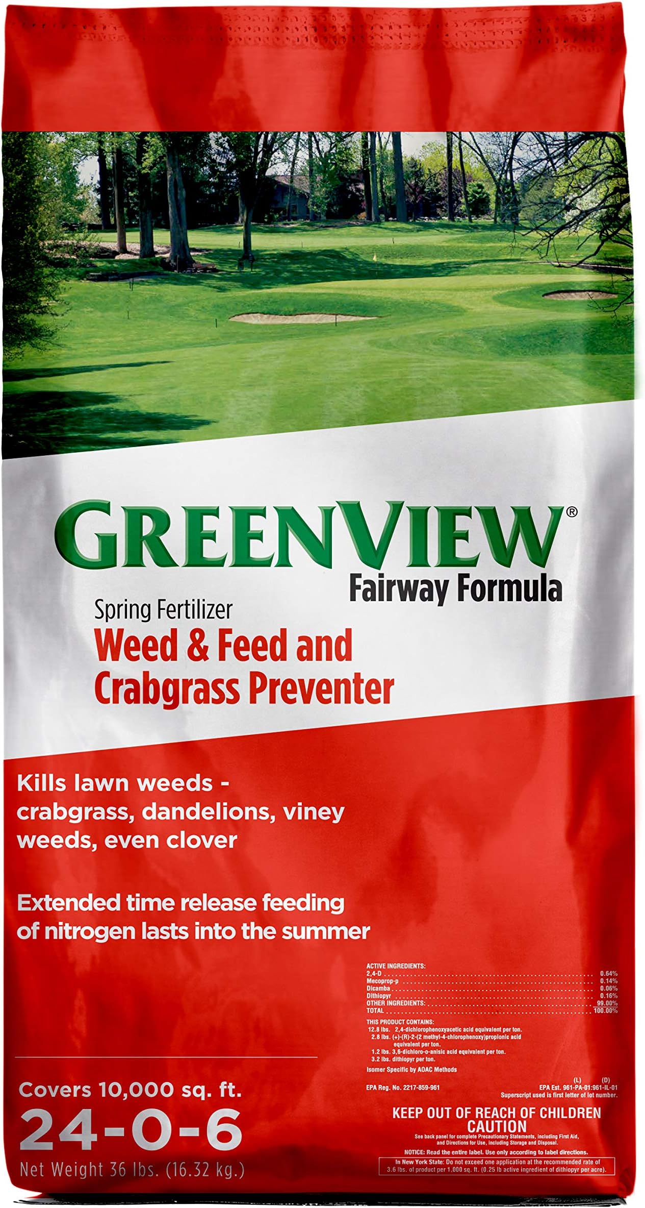 Fairway Formula Spring Fertilizer Weed & Feed and Crabgrass Preventer