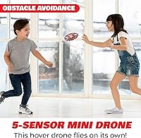 Vista 3 de Force1 Scoot - Dron de mano para niños o adultos, con sensor de movimiento de manos libres, mini dron, práctico para interiores, pequeño juguete Rojo