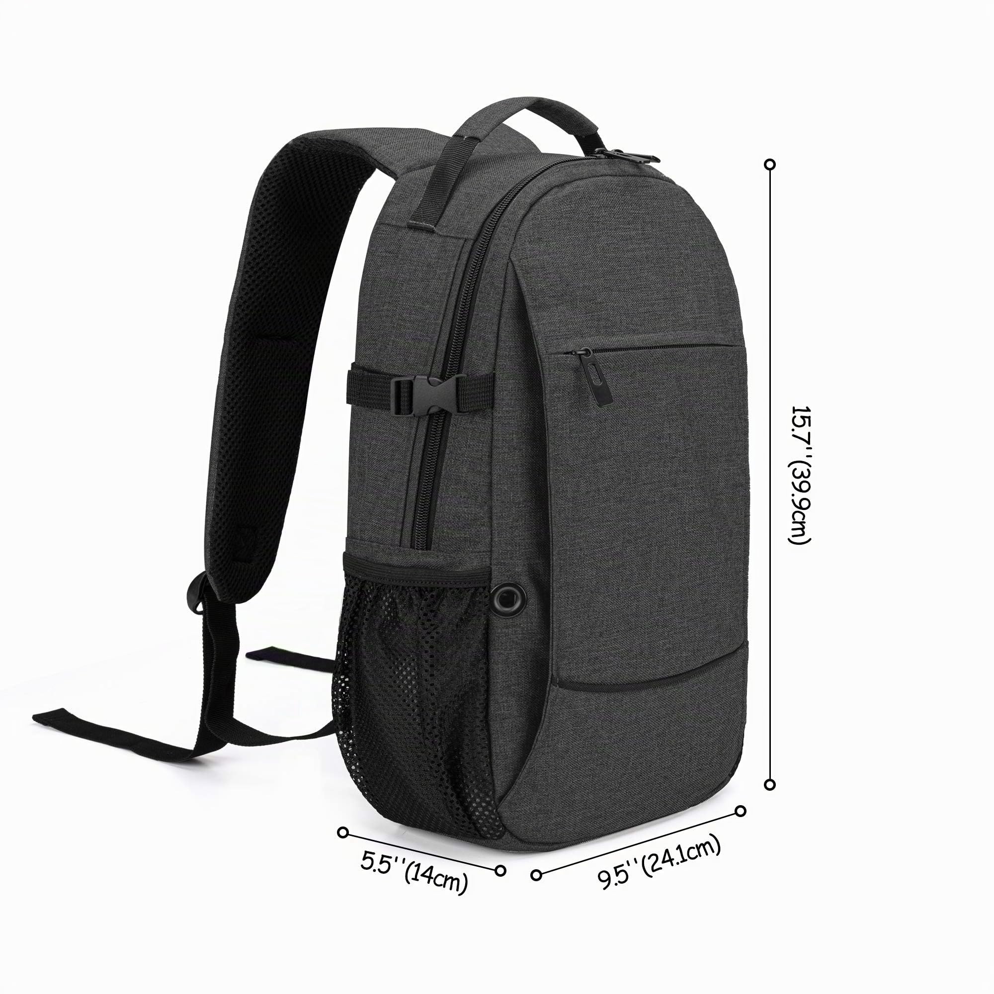 CURMIO Zaino per bombole di ossigeno, borsa da trasporto per bombole di ossigeno,ideale per la base quotidiana, viaggi, adatto per bombole di dimensioni M2, M4/ A, ML6, M6 / B, M7, M9 / C,Nero