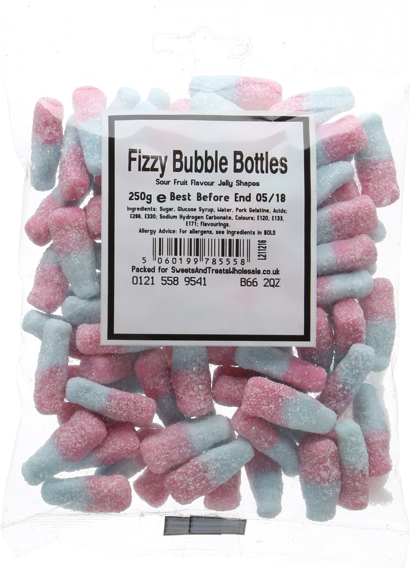 Fizzy Bubblegum Bottles (1 Kilogram)