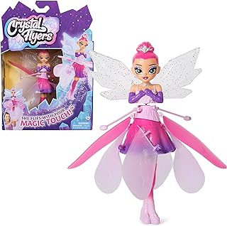 Magical Crystal Flyers Doll: Interactive Flying Toy with Elegant Crystal Wings
