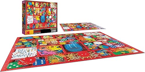 Miniatura 6 de RoseArt - Kodak Premium - Caja de juguetes vintage - Rompecabezas de 3000 piezas para adultos