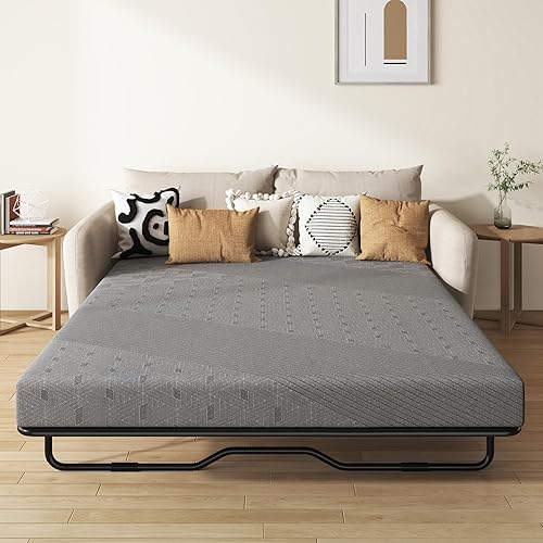 Miniatura 15 de Colchón de tamaño individual – Colchón de espuma viscoelástica de gel refrescante de 6 pulgadas en una caja, infusión de gel para un sueño más