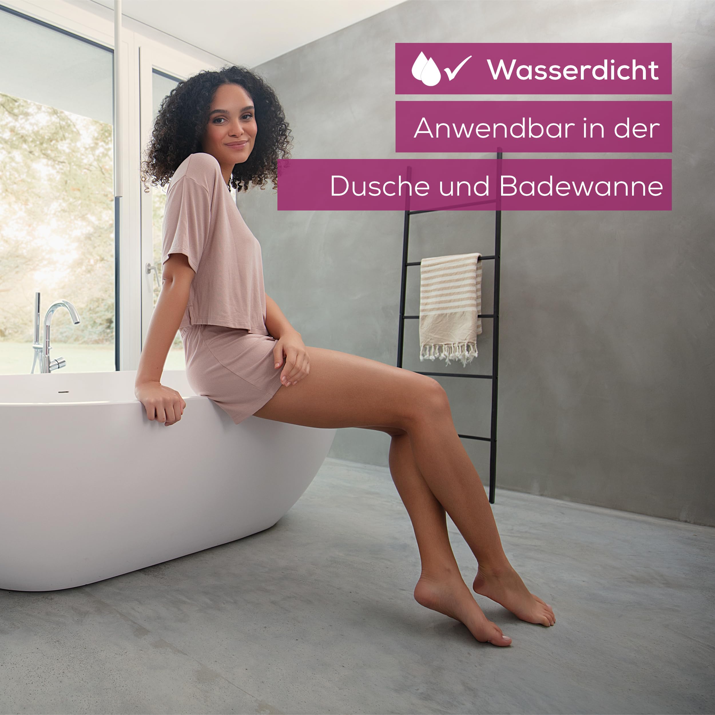Beurer HL 36 Rasierer, elektrischer Nass- und Trockenrasierer, 4 Aufsätze, beweglicher Scherkopf mit Trimmfunktion, Scherfolie gegen Hautreizungen, helles LED Licht, mit Akku