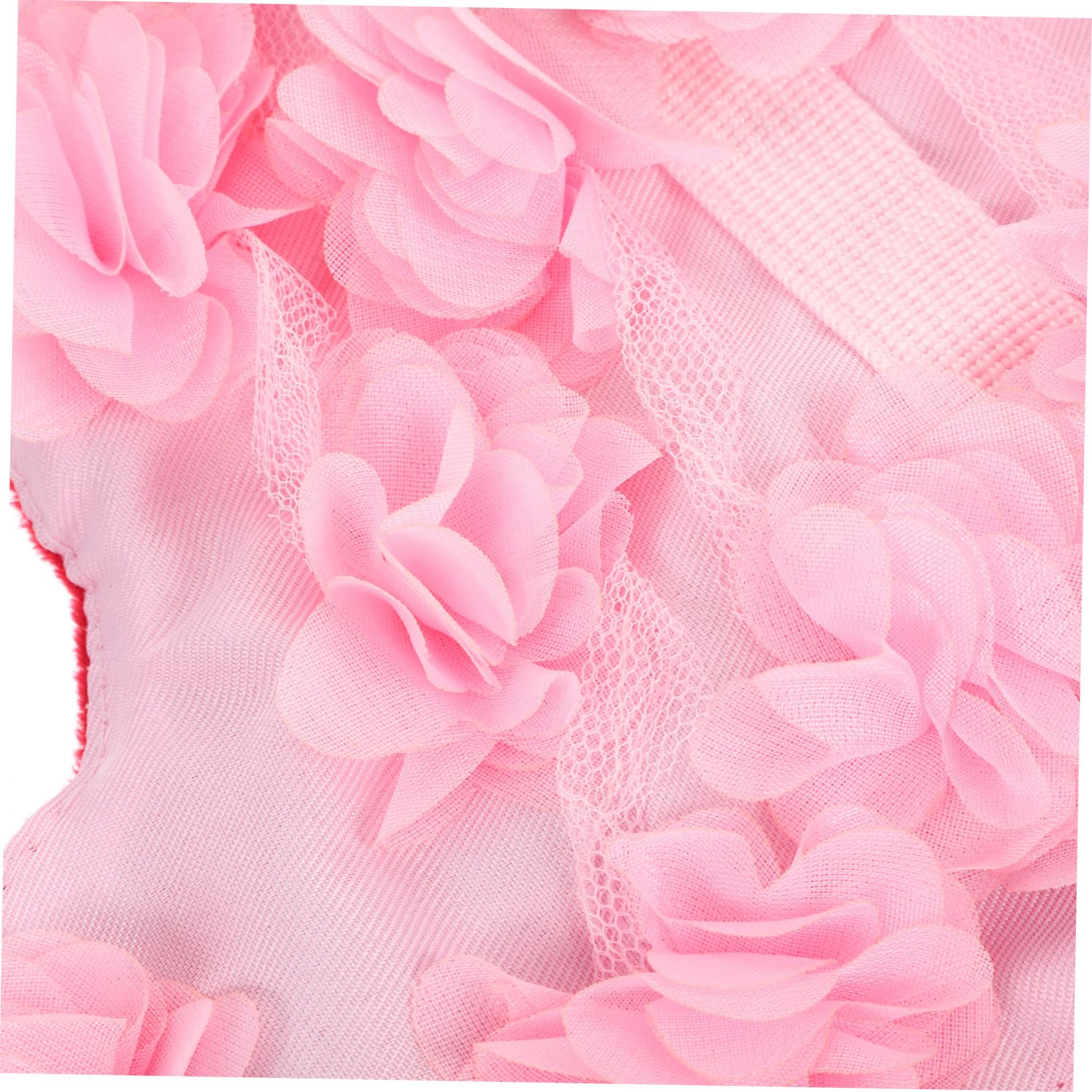 BESPORTBLE 3stücke Verstellbares Blumendesign Hundegeschirr Mit Leine Atmungsaktives Brustgeschirr Für Kleine Und Mittelgroße Hunde XL Für Frühling Und Sommer Pet Traction Rope