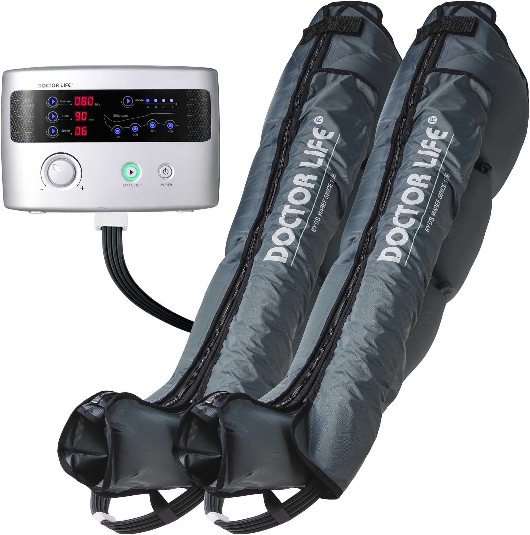 LX9max - Sequential Air Compression Recovery System : Device + Legs (2XL)