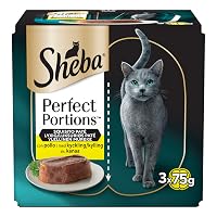 Sheba Perfect Portions Paté con Pollo (8 Confezioni da 3x75g)
