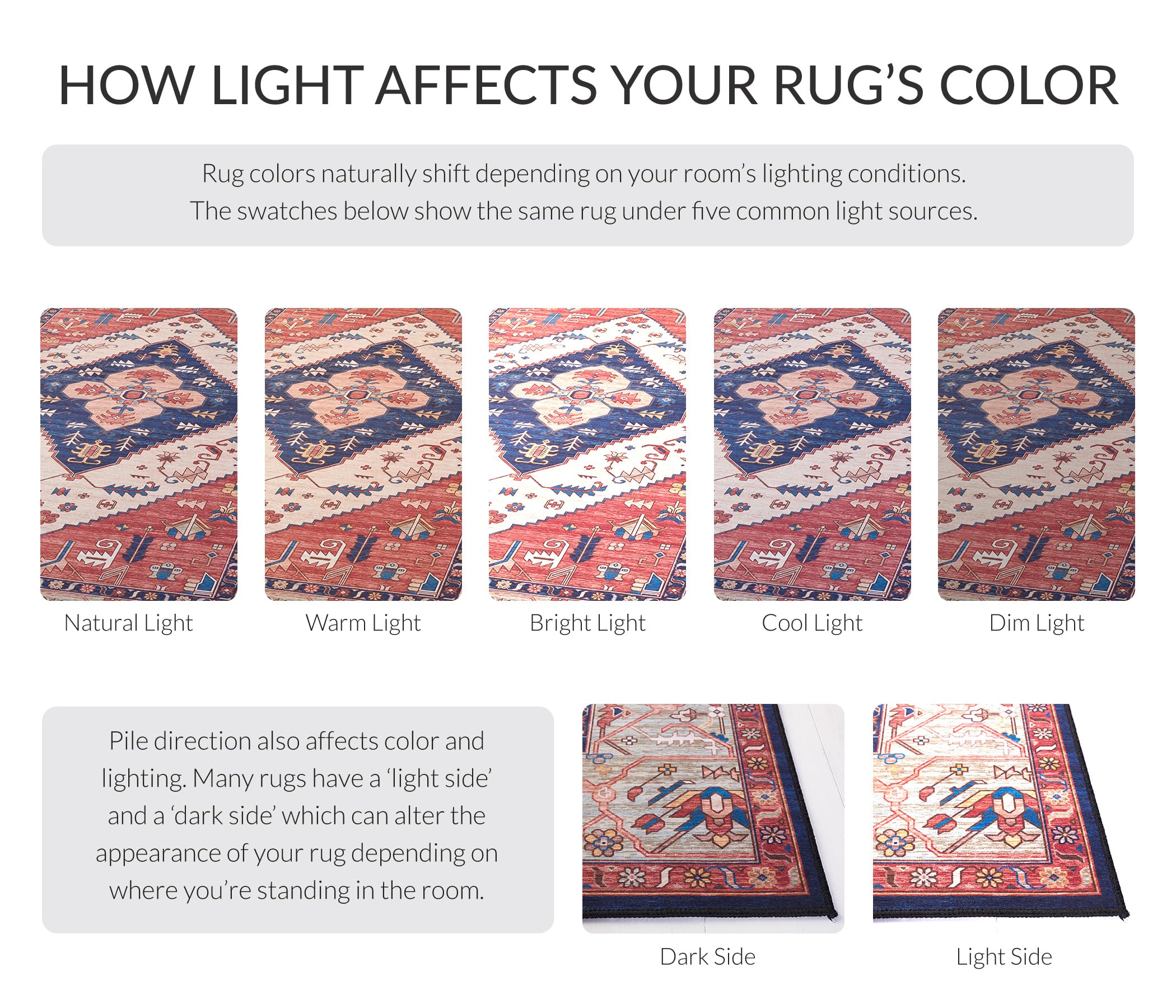 SAFAVIEH Traditionell Teppich für Rug Ideal für stark frequentierte Bereiche - Maschinenwaschbar und rutschfest - Tucson Collection, Kurzer Flor, in Rot und Blau, 274 X 366 cm