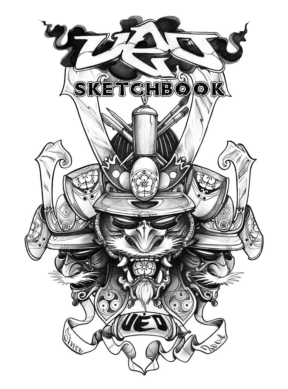 Ueo Tattoo Sketchbook 2 pour dessiner et créer vos flashs de tatouages
