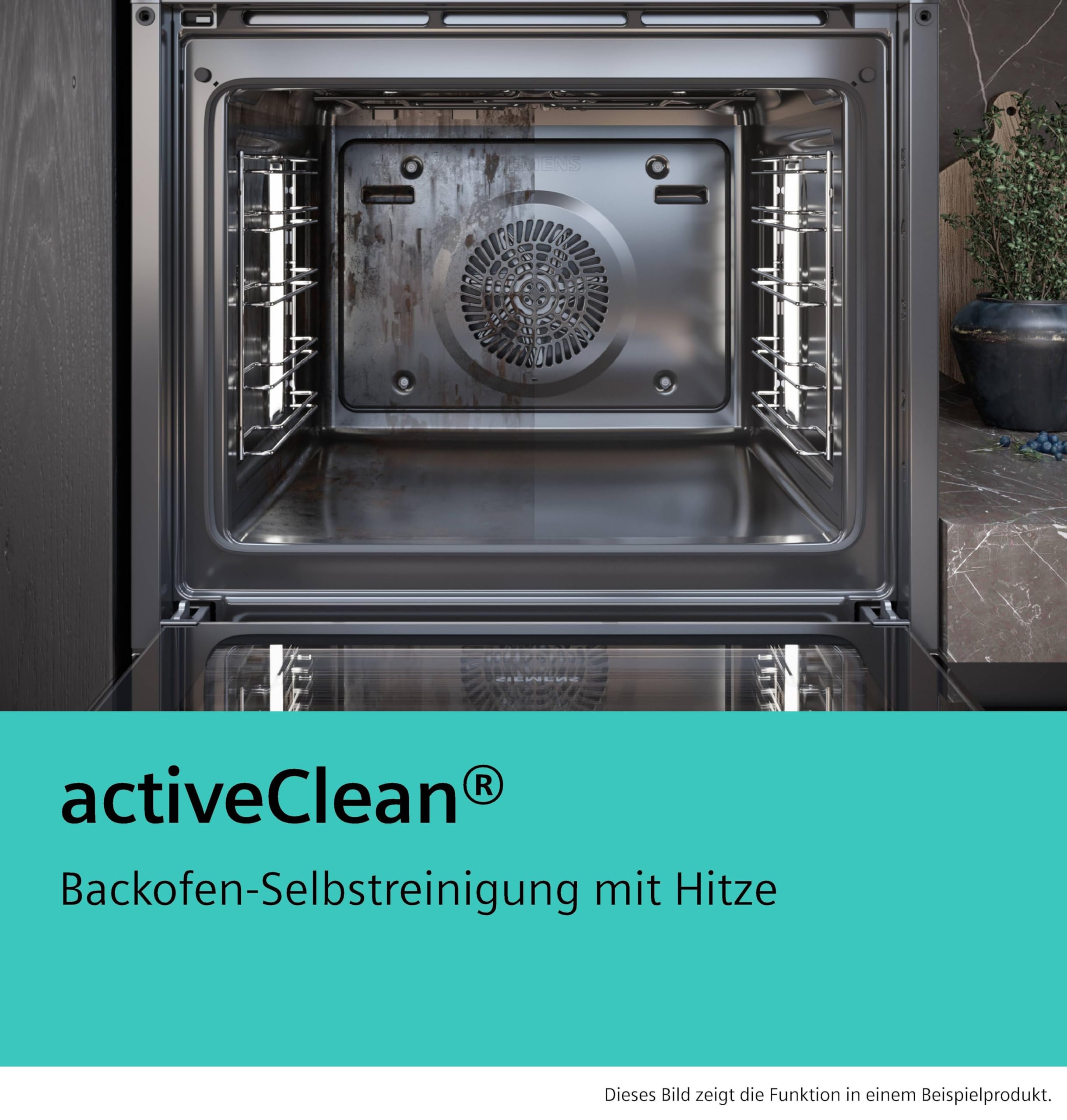 Siemens iQ300 HB572ABS3 Einbau-Backofen 60x60 cm Pyrolyse Air Fry 3D Heißluft cookControl10