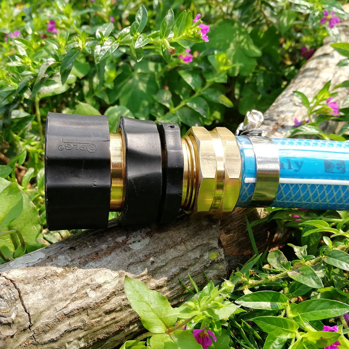 PLG Quick Release Garden Hose connectors Set with Internal ShutOff