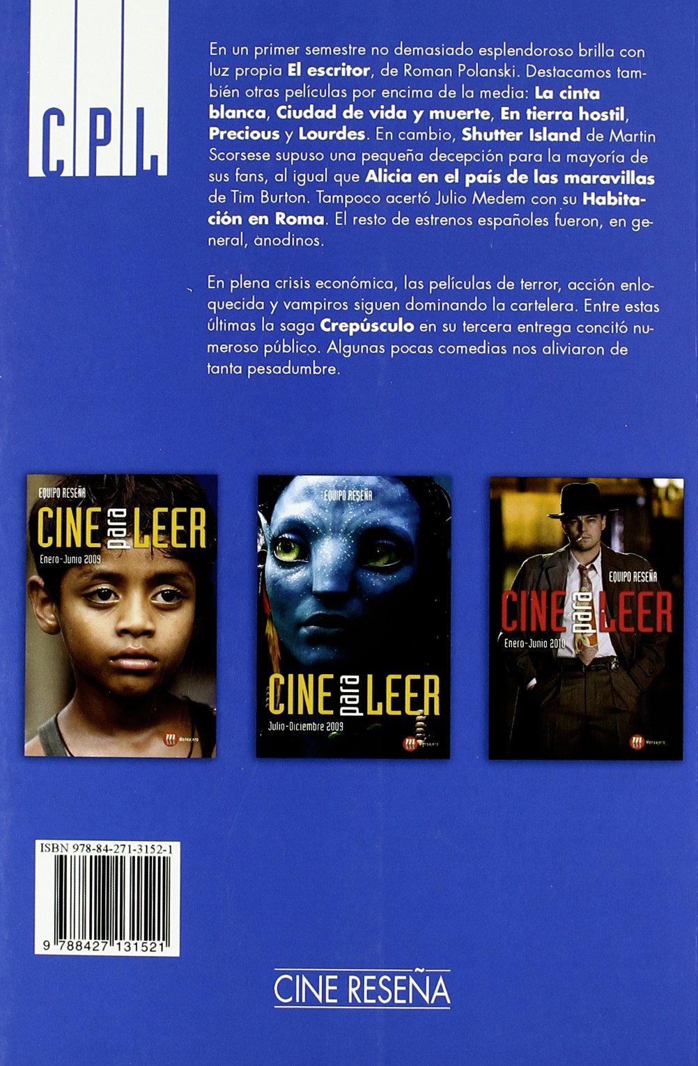 Cine para Leer 2010 enero-junio (CINE REEÑA)