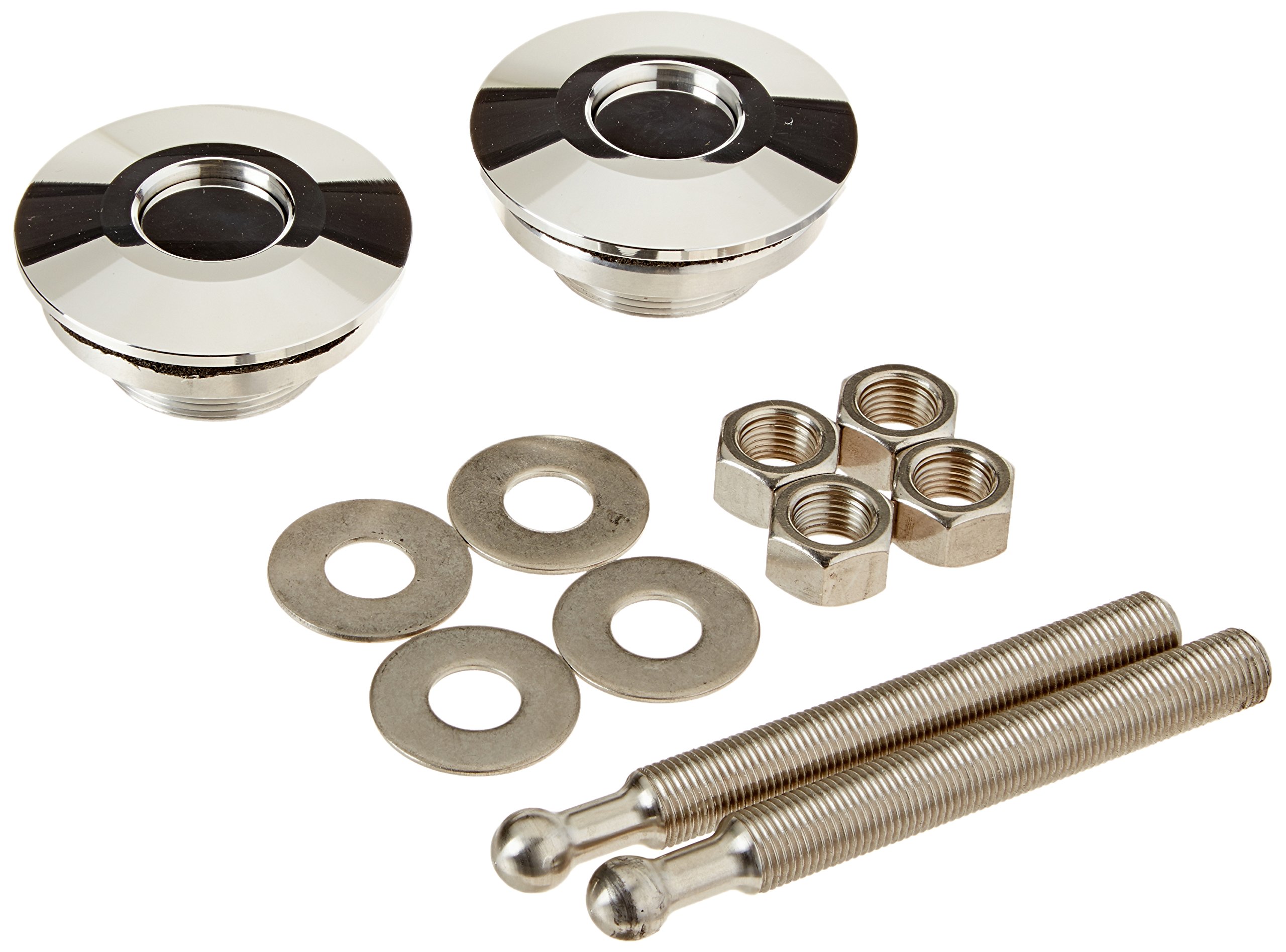 Buy QuikLatch Products QL50LP/P Polished Aluminum Low Profile Quick Release Hood Pin Kit