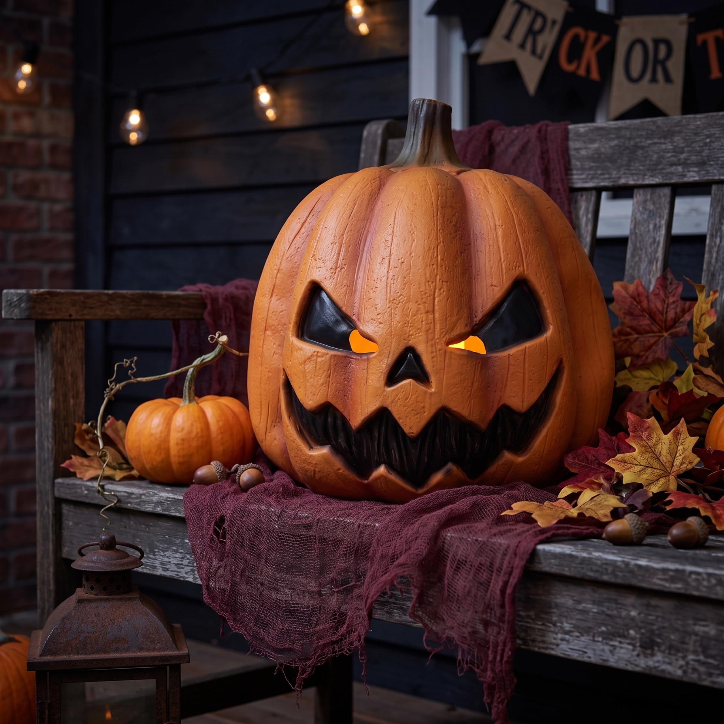 Maschera per la testa di zucca, divertenti maschere di Halloween in lattice paffuto a forma di zucca paffuta in lattice delicato sulla pelle adatta alla maggior parte delle teste decorazioni pe