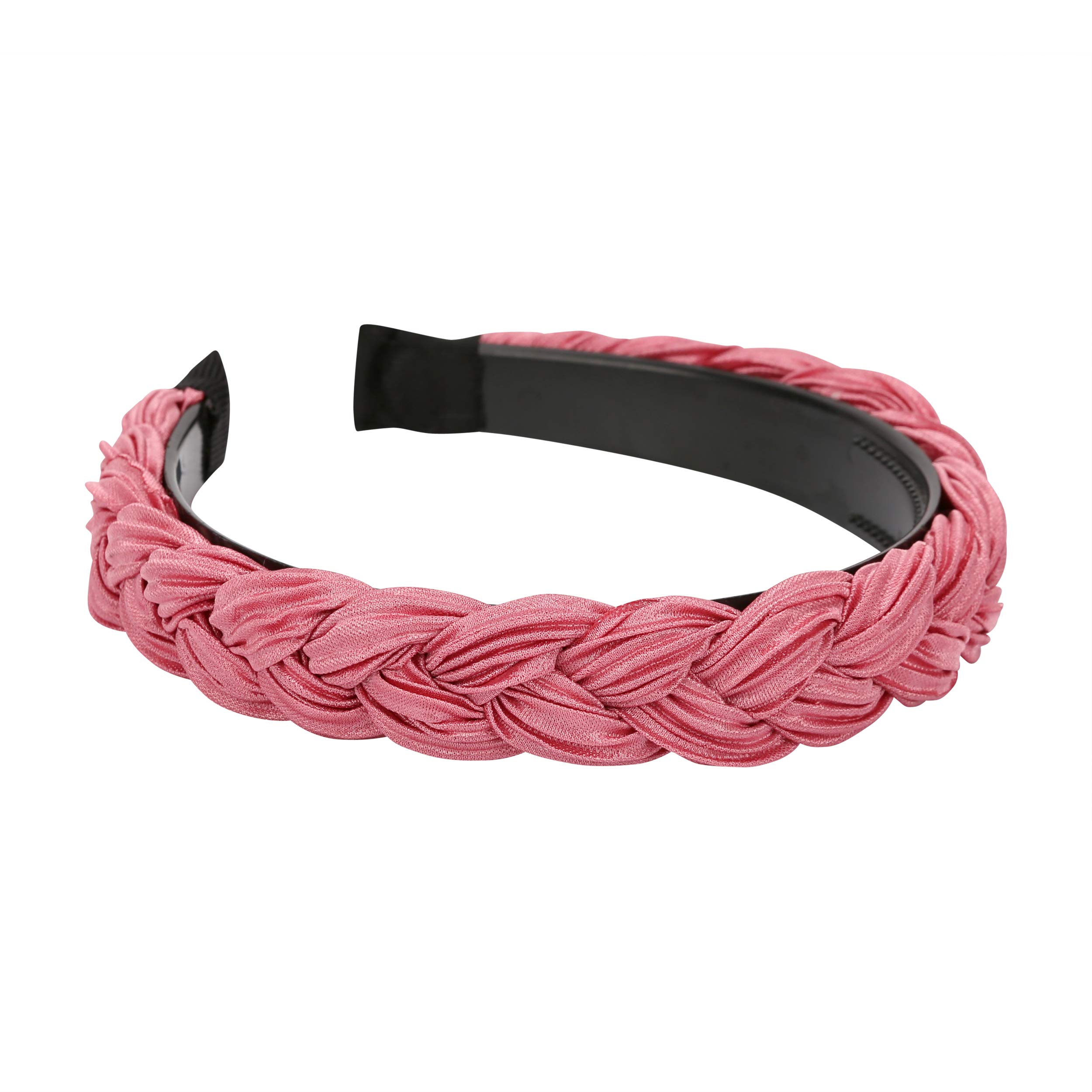 Fabric and Plastic Braid Shape Hair Band, Elegant Hair Accessories