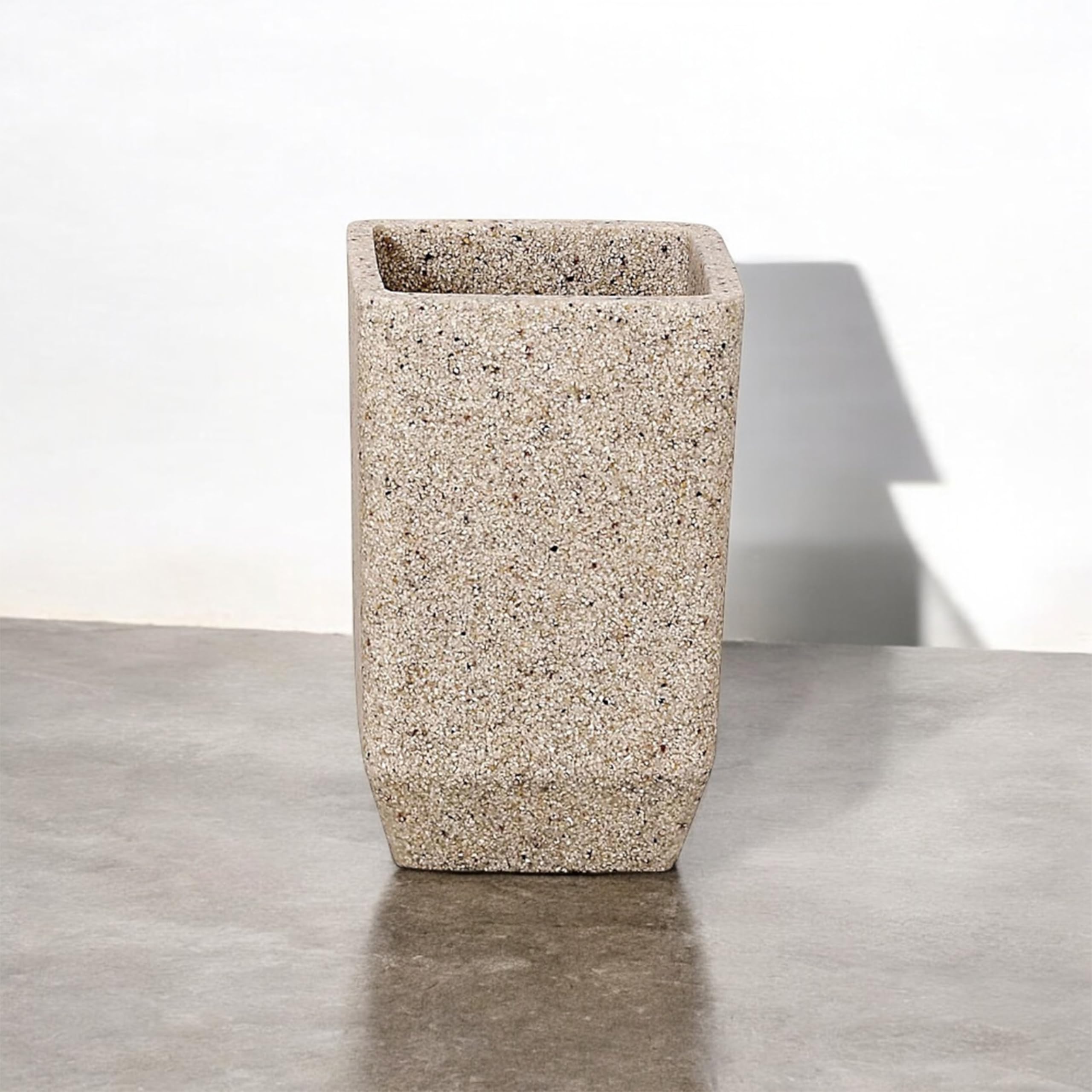 Showerdrape Sand Effect "Metro" Bathroom Tumbler/Toothbrush Holder