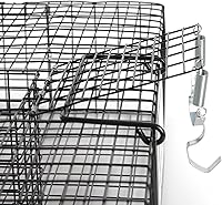 Vista 9 de Rugged Ranch Ratinator Indoor or Outdoor Multi-Catch Rat Trap - Humane Live Cage Catcher, Rodent Control for Homes, Barns, Attics, Garages, Sheds