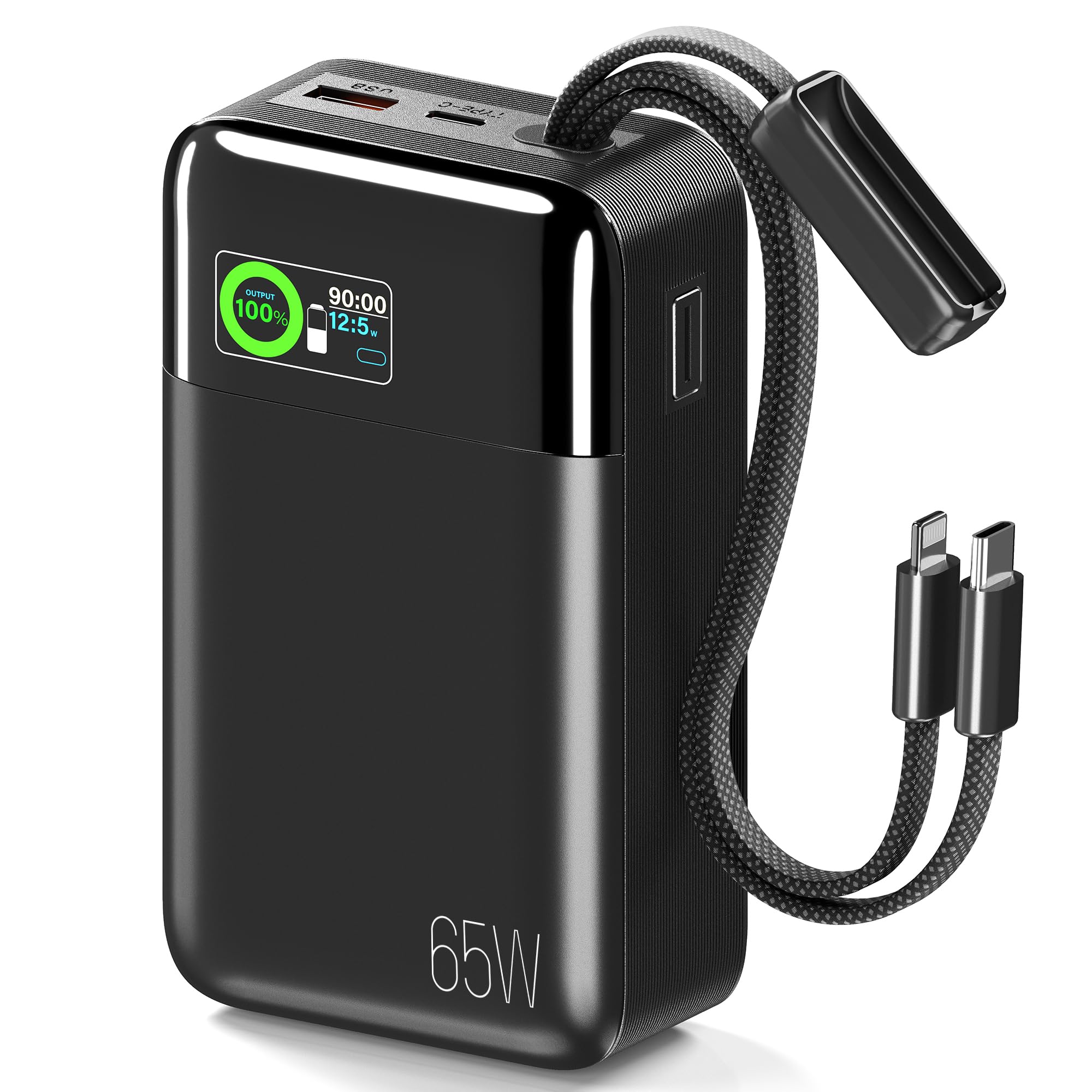 65W Laptop Power Bank, 42800mAh Caricatore Portatile