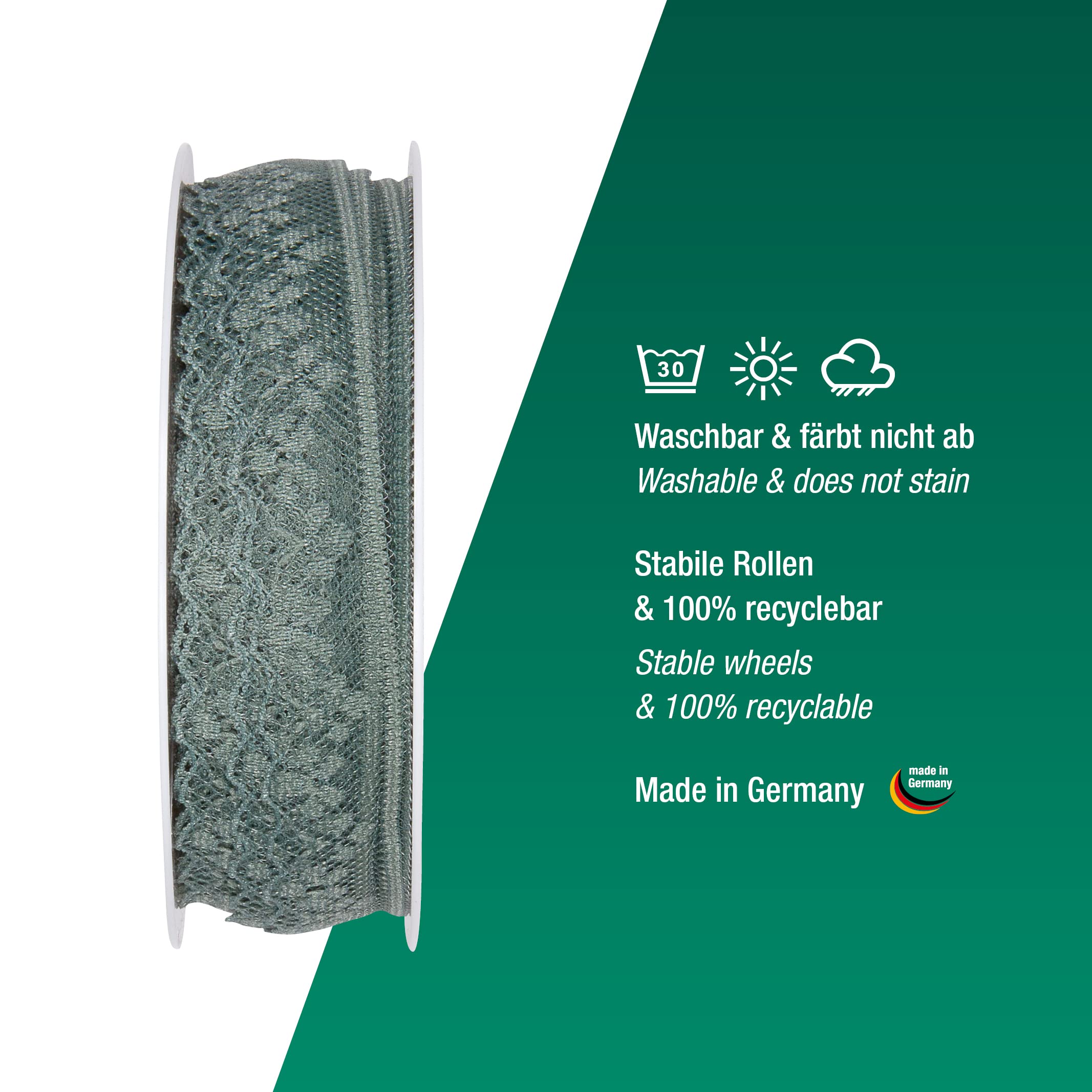 Kant Lint Zwart 20 mm per meter Kopen - Art en Hobby