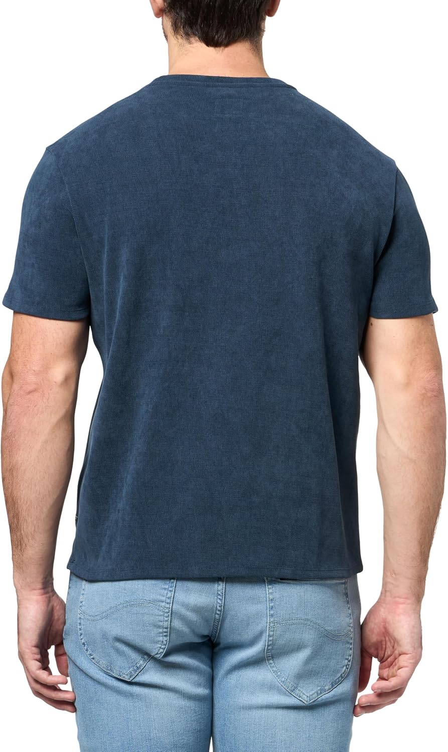 GUESS Men's Short Sleeve Hawkins Rib Crew - Image 2